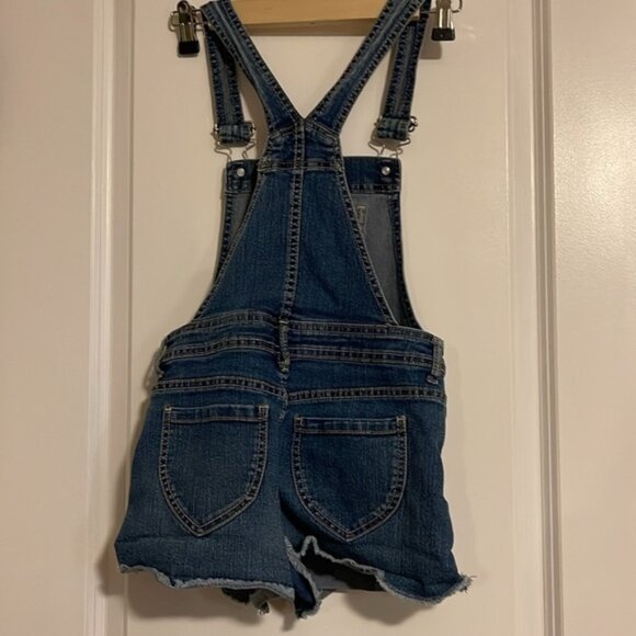 Jordache Jean Short Overalls 10/12 L - Picture 4 of 6